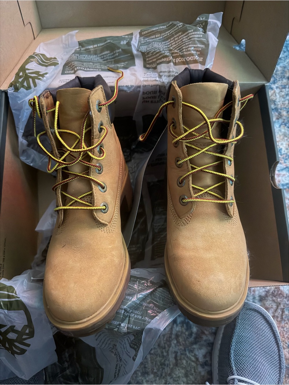 Timberland Kinsley 6" Waterproof Wheat Nubuck boots